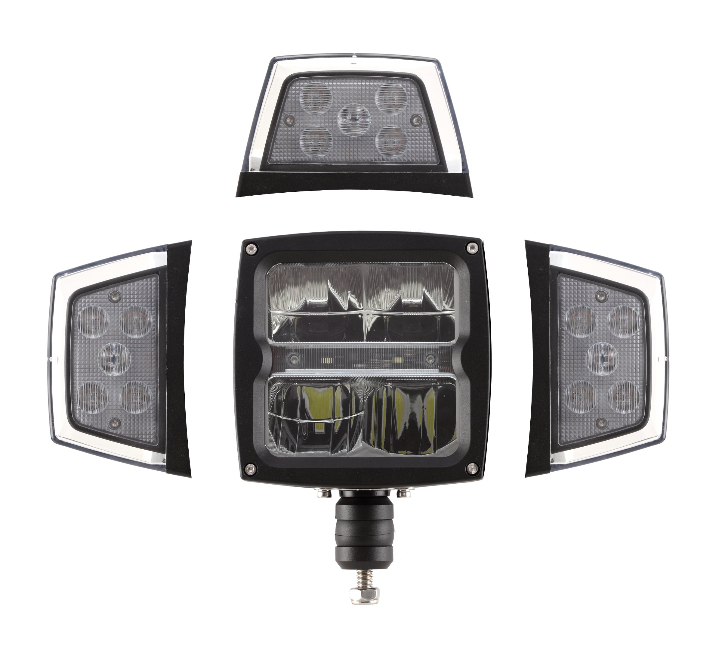 Plovlys LED med 4 funktioner + varmelinse 12-30V DC