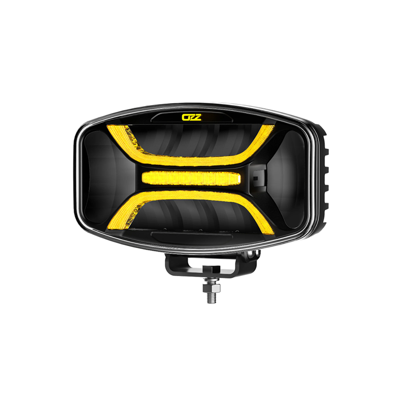 OZZ XO1 P LED Ekstralys Ovalt Sort