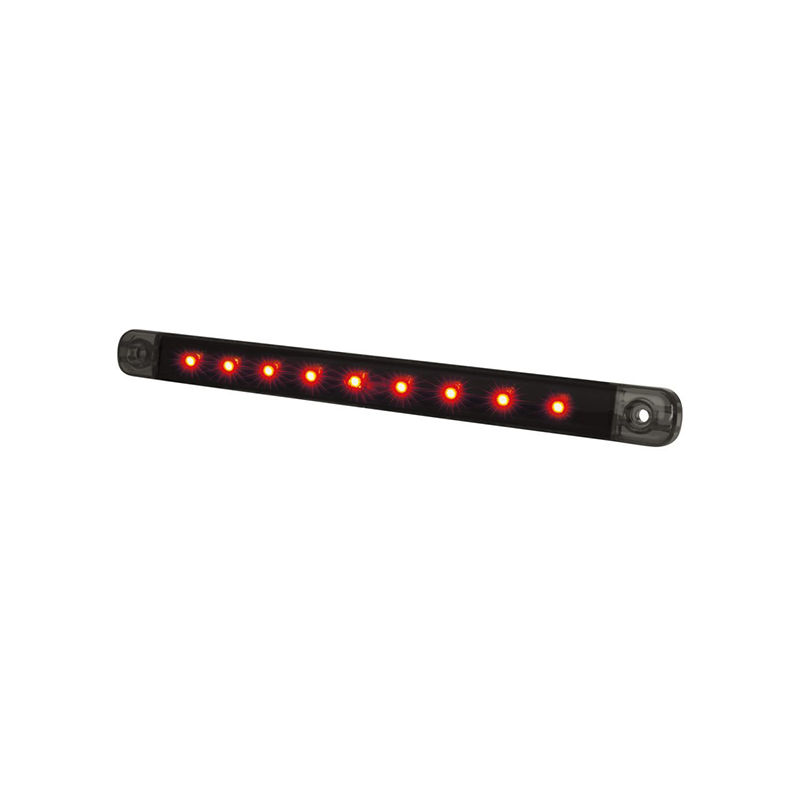 Dark Knight Slim Positionslys 9 LED Rød