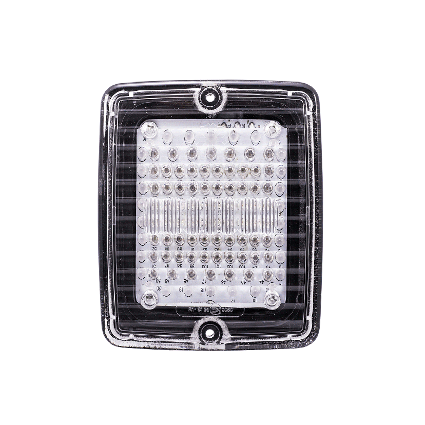 Bag/Bremse/Blink LED Klar linse 24V