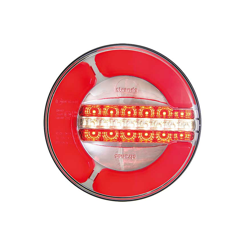 Baglygte LED 3 kamre 12-24V Pos/Bak/Tåge