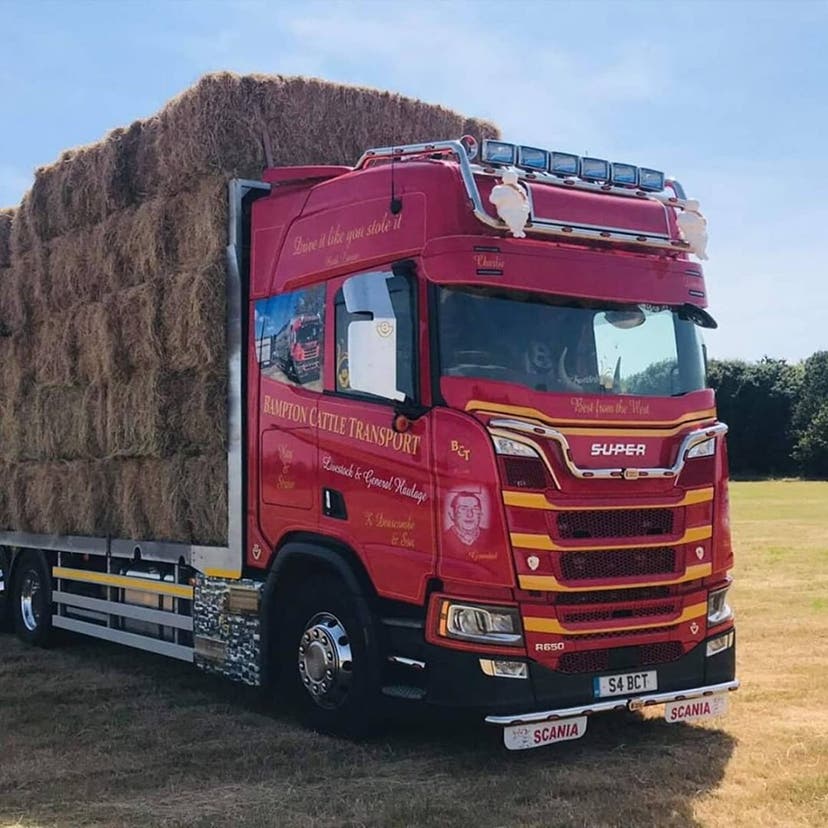 Solskærm 35cm Bow til Scania NG 2/5 positionslys