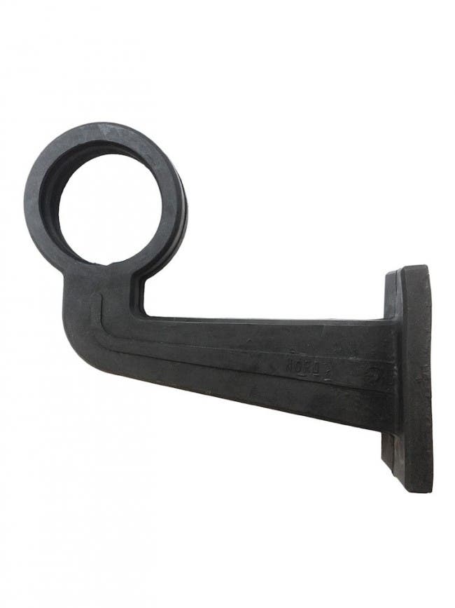 Lang vinklet gummiarm