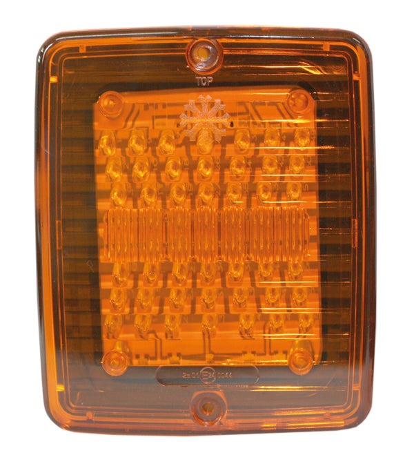 Blinklys LED Orange linse 24V