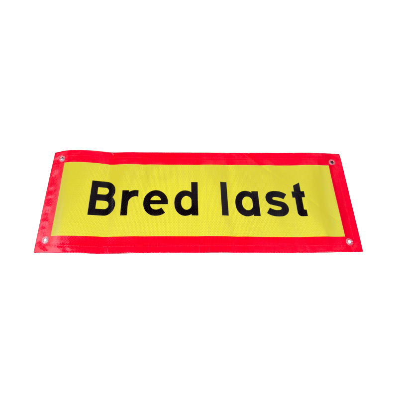 Pgtech Advarselsskilt SE Bred last 1200x400mm - sammenrullelig