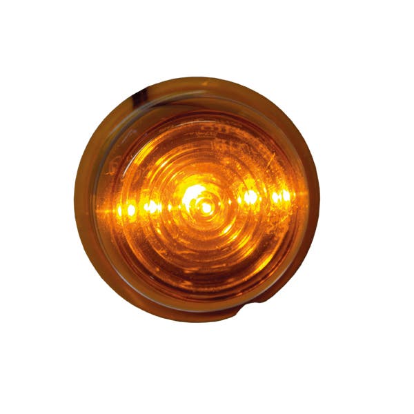 Viking Sidemarkering Orange LED Lige Linje Orange Linse