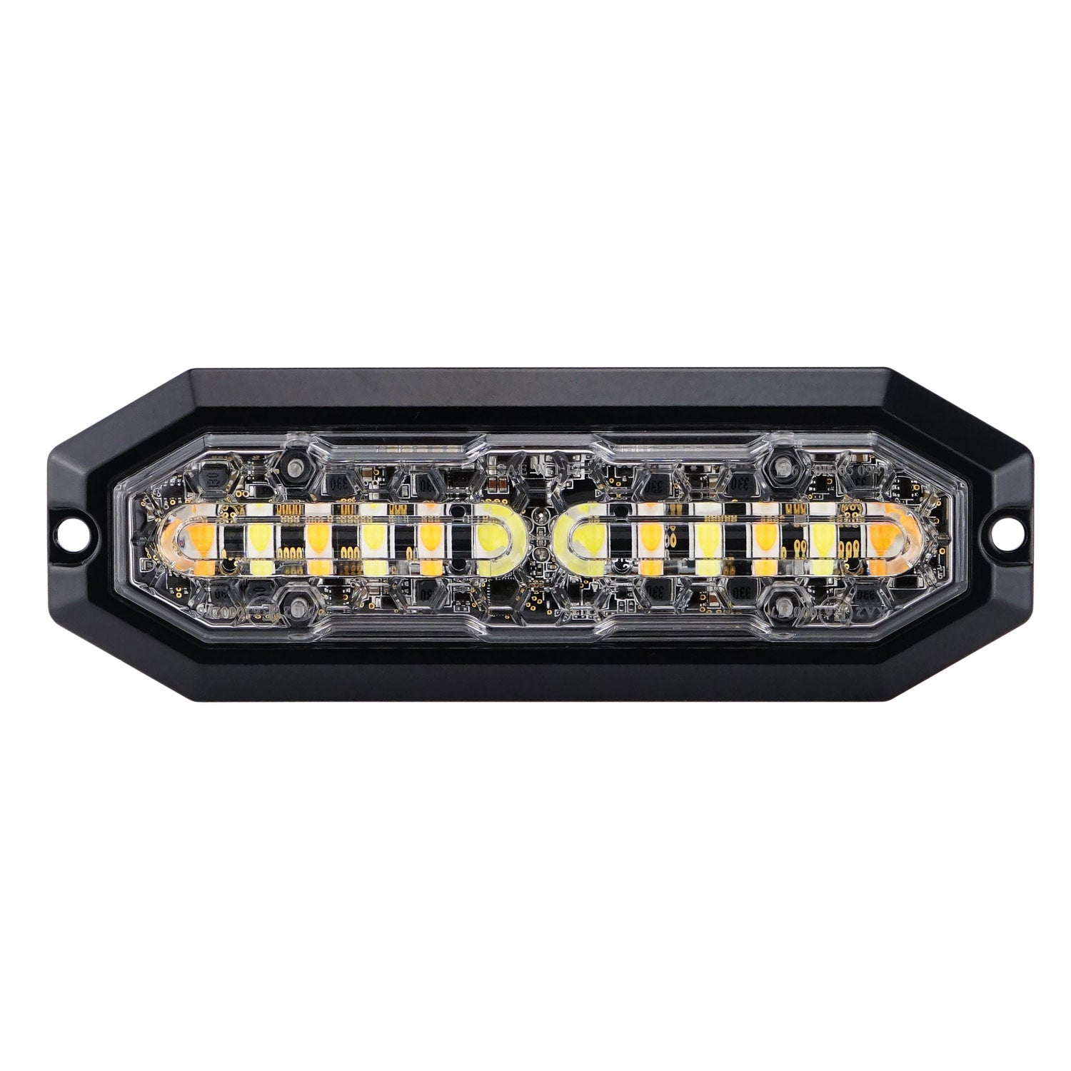 Blitzlys 12st LED Duo Orange / Hvidt Lys