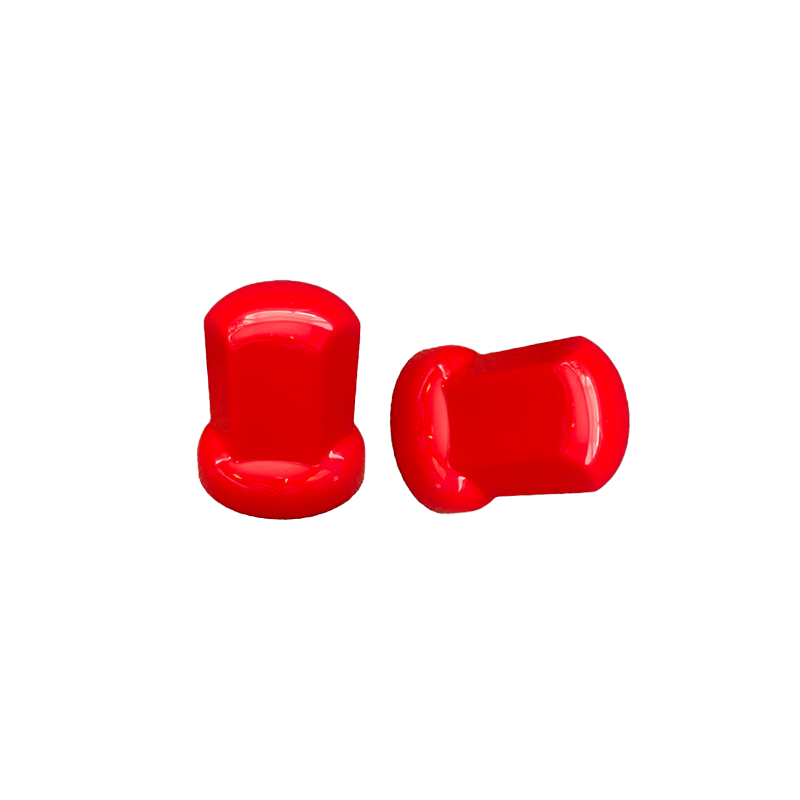 Hjulmøtrik dæksel Standard 33mm Rød