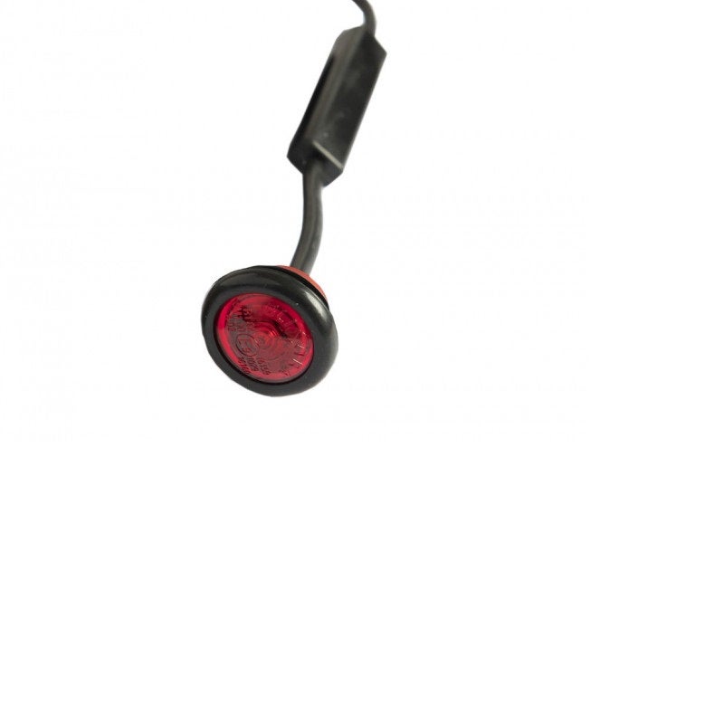 Positionslys Mini Rund Rød LED