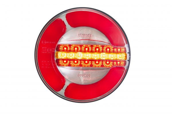 Baglygte LED 3 kamre 12-24V Bag/Brems/Dyn. Blinklys