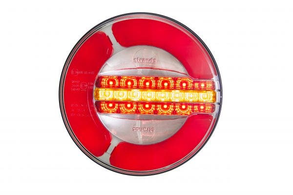 Baglygte LED 3 kamre 12-24V Bag/Brems/Dyn. Blinklys
