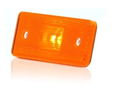 Sidemarkering Orange LED med Refleks