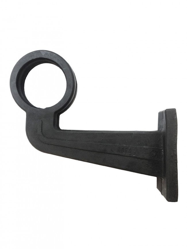 Lang vinklet gummiarm