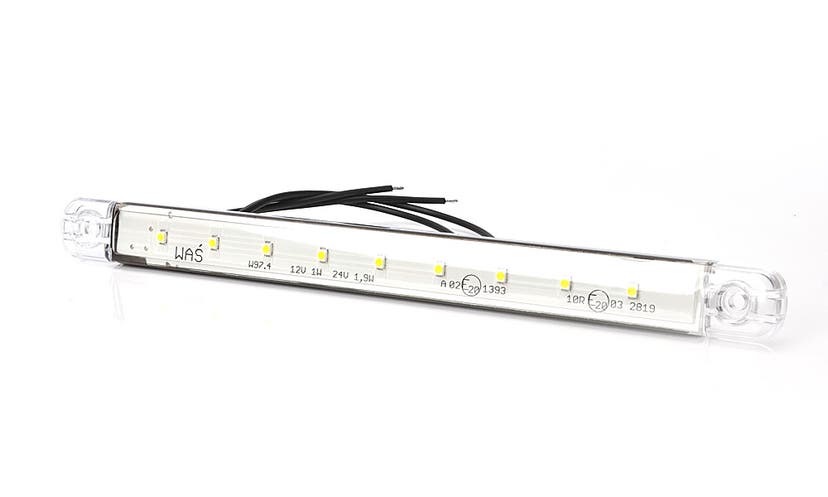 Positionslys Slim Hvid LED Klar Linse