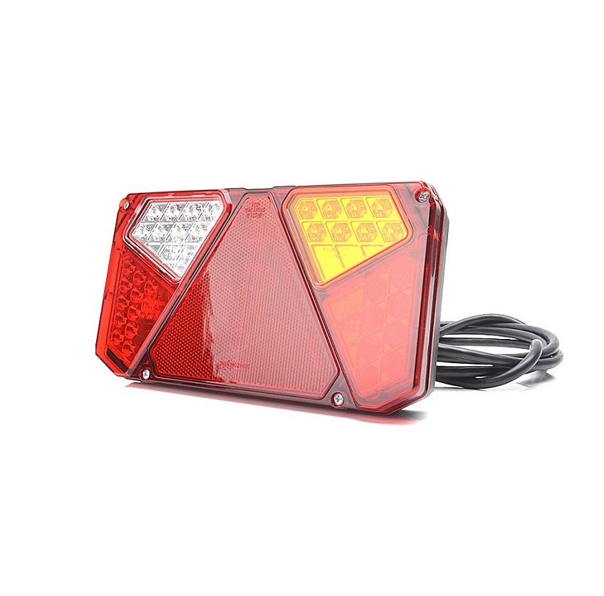 Bag/Broms/Bak/Dim/Blinklys LED Højre 12-24V