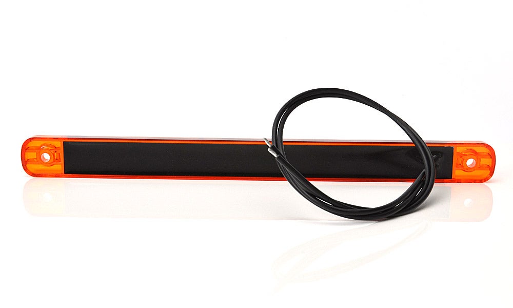 Sidemarkering Slim Orange LED Orange Linse