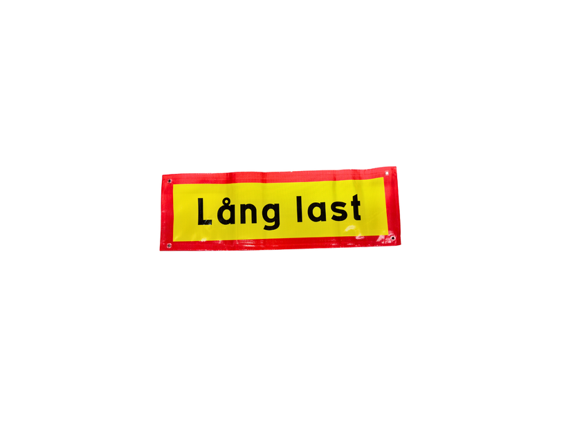 Pgtech Advarselsskilt SE Lang last 1200x400mm - Sammenrullelig