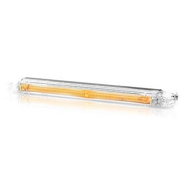 Sidemarkeringslys Orange Fiberoptisk LED Klar Linse